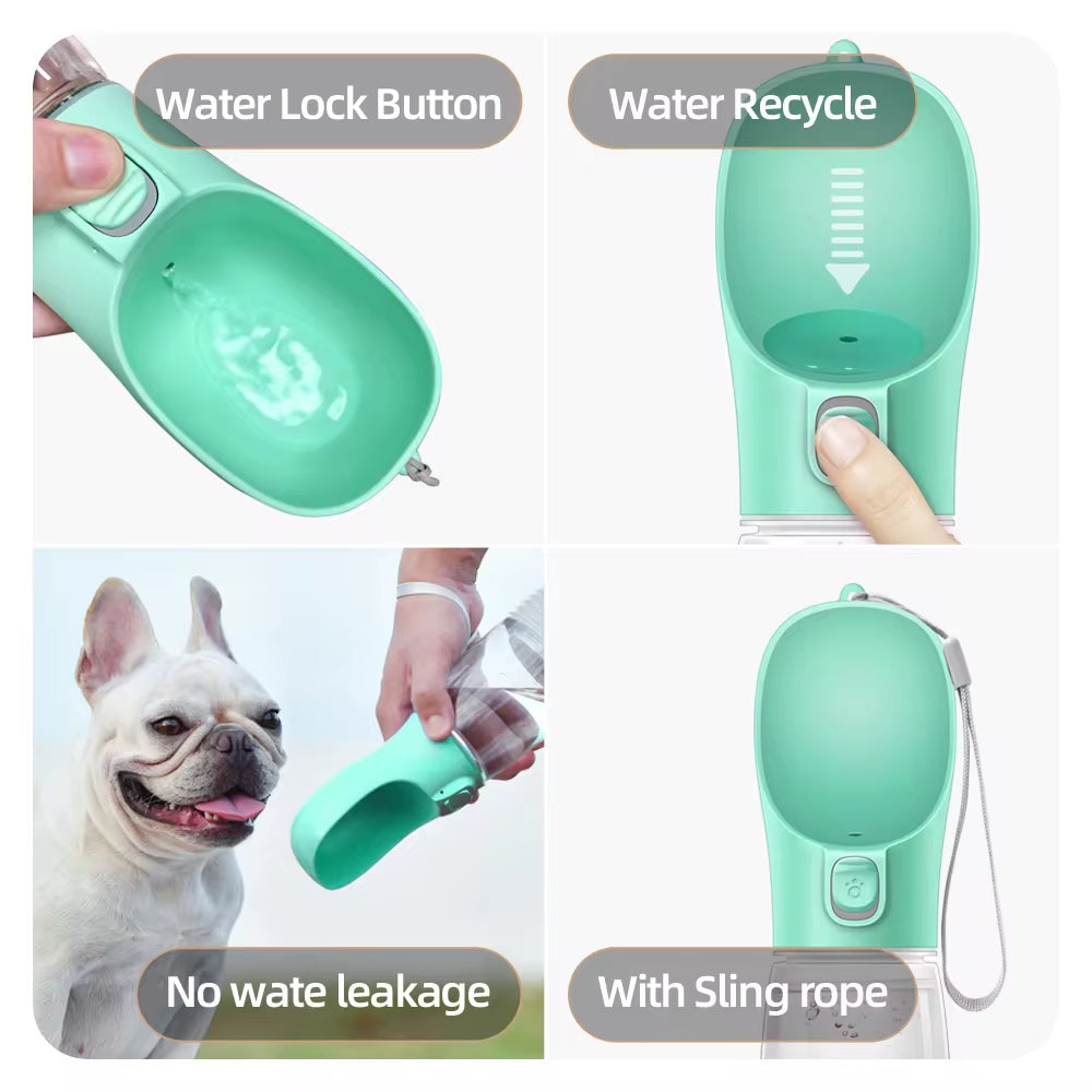 Portable Dog Water Bottle for Small Large Dogs & Cat